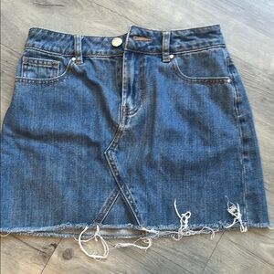 Pac Sun Denim Blue Skirt